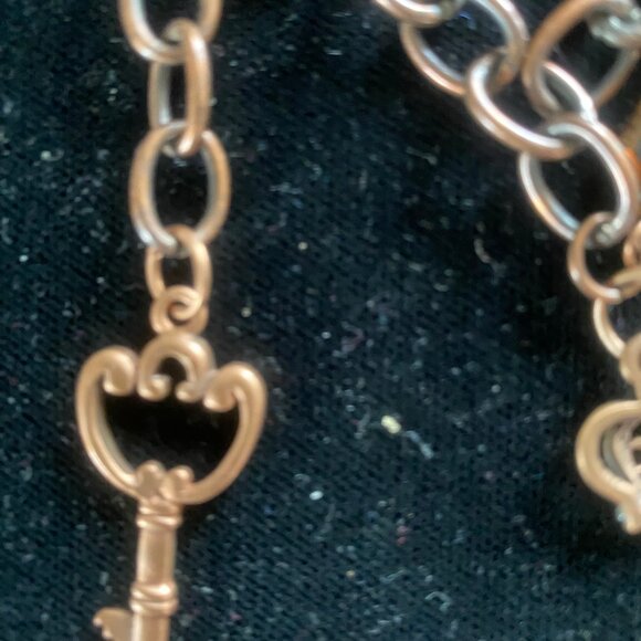 quirky Vintage copper-tone necklace - Picture 2 of 5